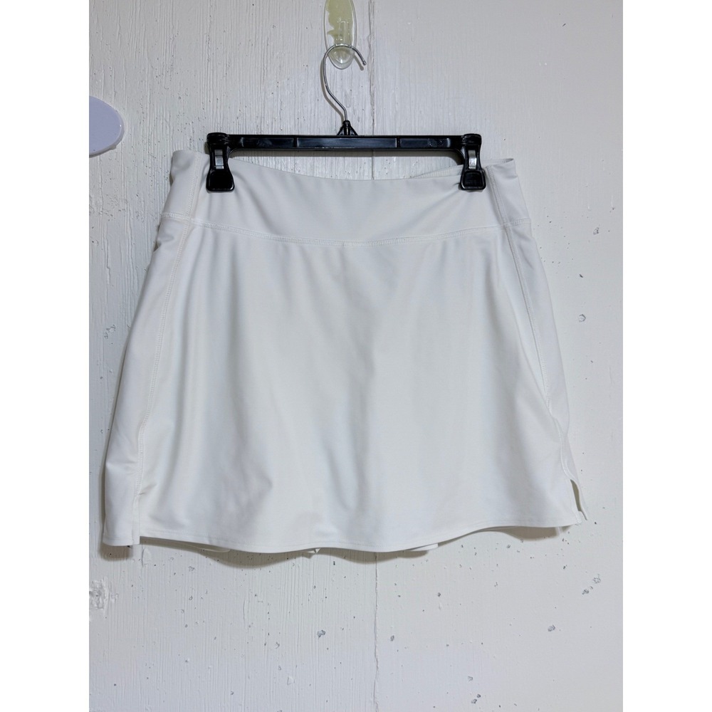 Old Navy Active Powersoft Skort White Extra High-Rise Go-Dry Tennis Skirt Large